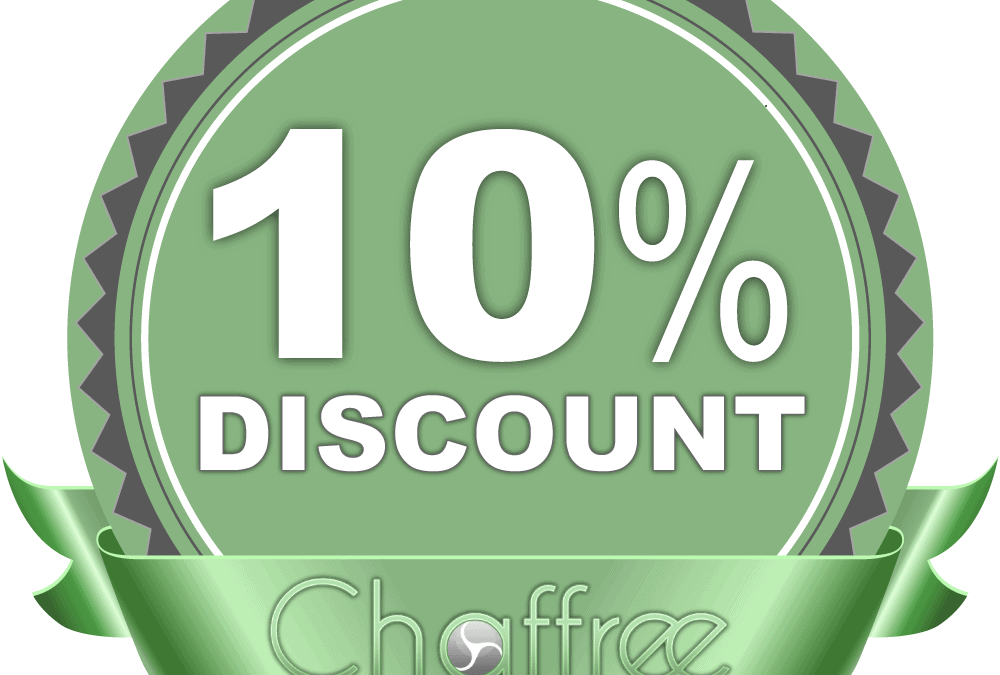 10% Chaffree Discount Code