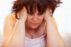 unhappy woman