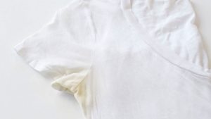 there are now fibers that help to absorb sweat so you can say goodbye to stained armpits