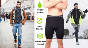 mens all year round sweat control long leg underwear