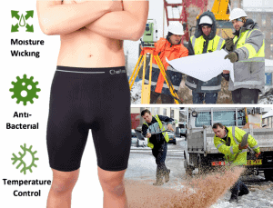 Underwear to help you deal with chafing, changes in temperature and sweating