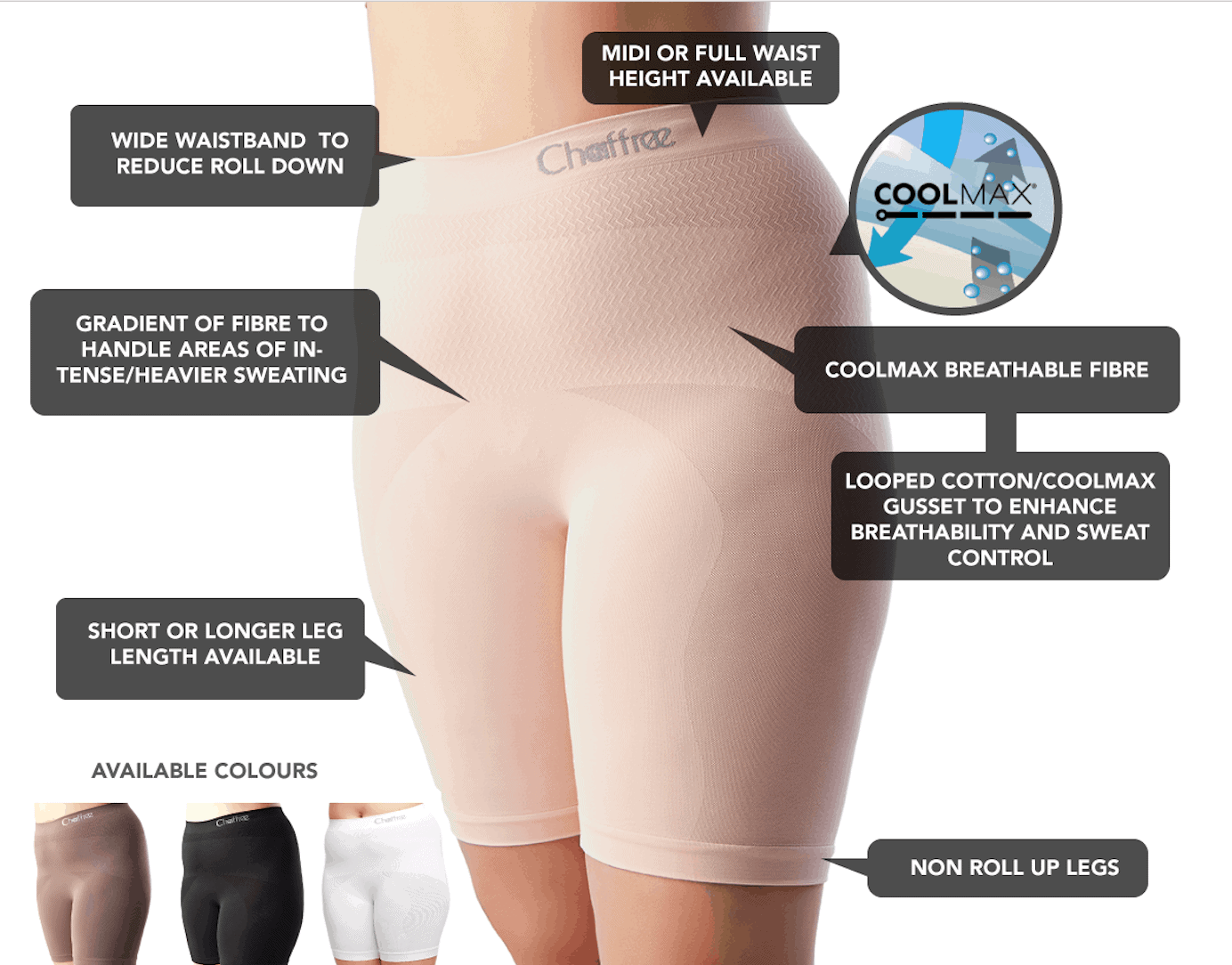 knickerboxers long leg underwear women » Chaffree