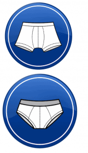 Chaffree mens anti chafing sweat control underwear