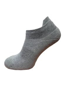 ankle socks grey cushioned heel and sole gentle elasticated top for the perfect fit, ankle lip to help keep sock in place
