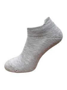 ankle socks with ankle support and protection grey