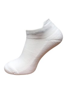 white ankle socks with ankle support and protection mixed colours