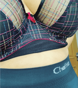 Chaffree Anti Chafing Sweat Control Bra Liner Band Small (up to C