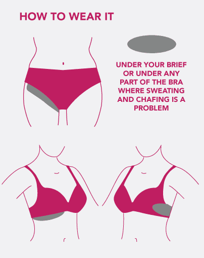 Sweat Liner - Breast Sweat Pads & Bra Liners » Chaffree