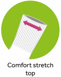 wide fit socks comfort stretch top