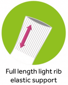 socks full length soft light rib elastic support ideal for diabetics