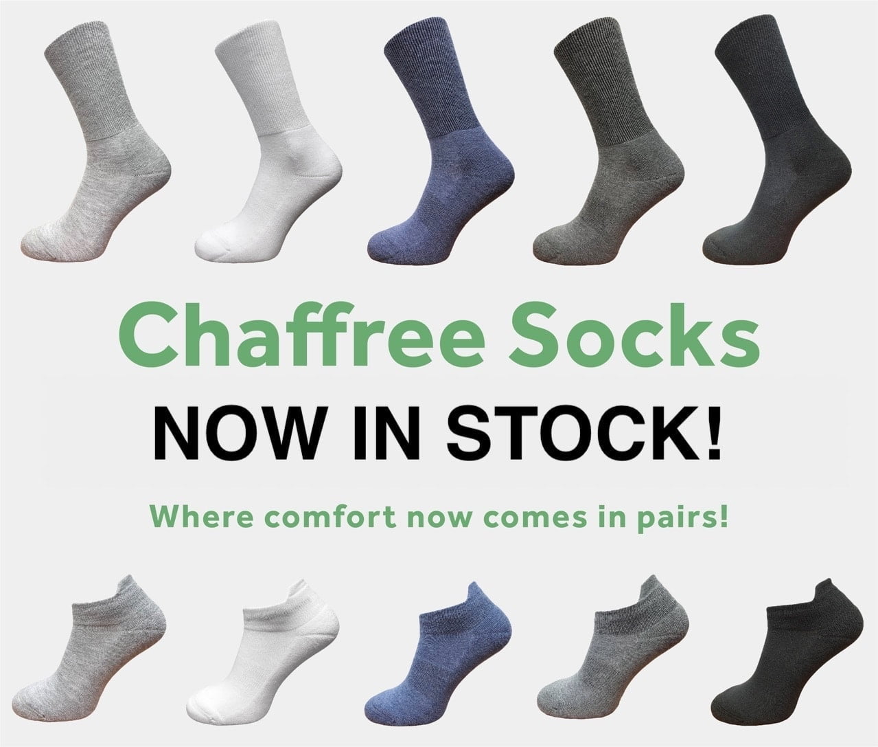 chaffree socks now in stock » Chaffree
