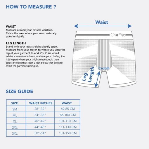 Size Guide » Chaffree