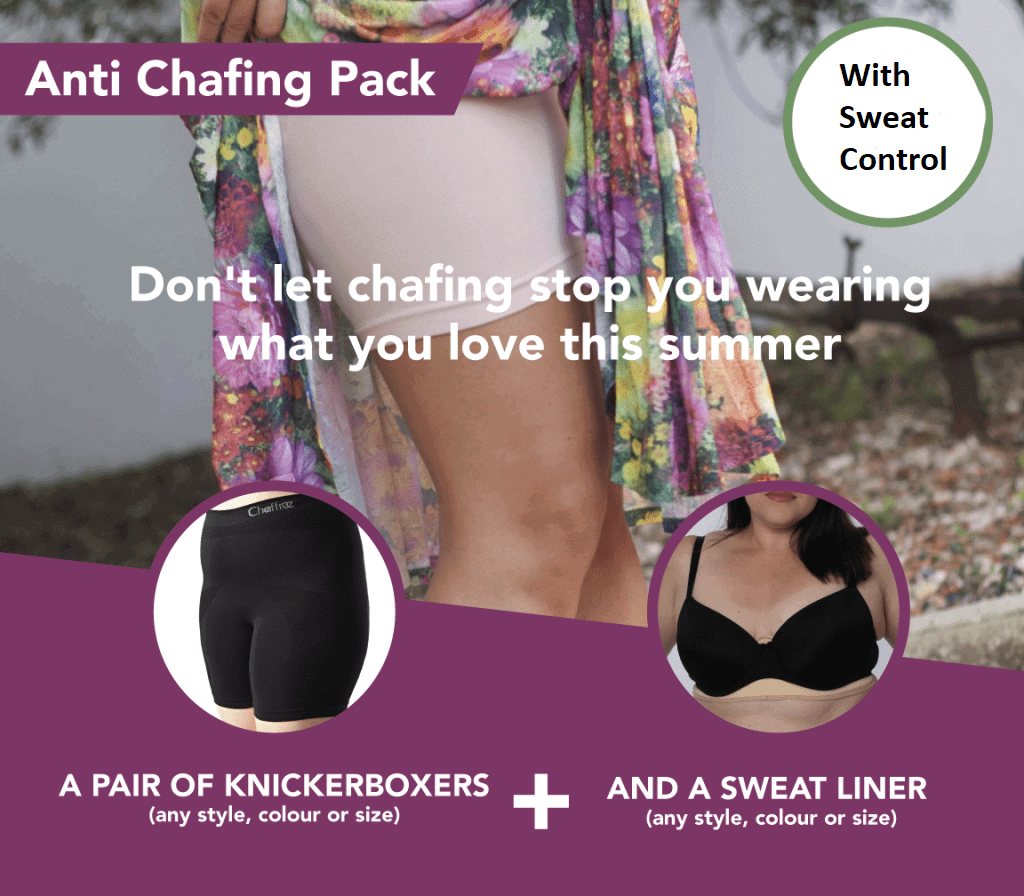  Chaffree Womens Anti Chafing Knickers Plus Size Short