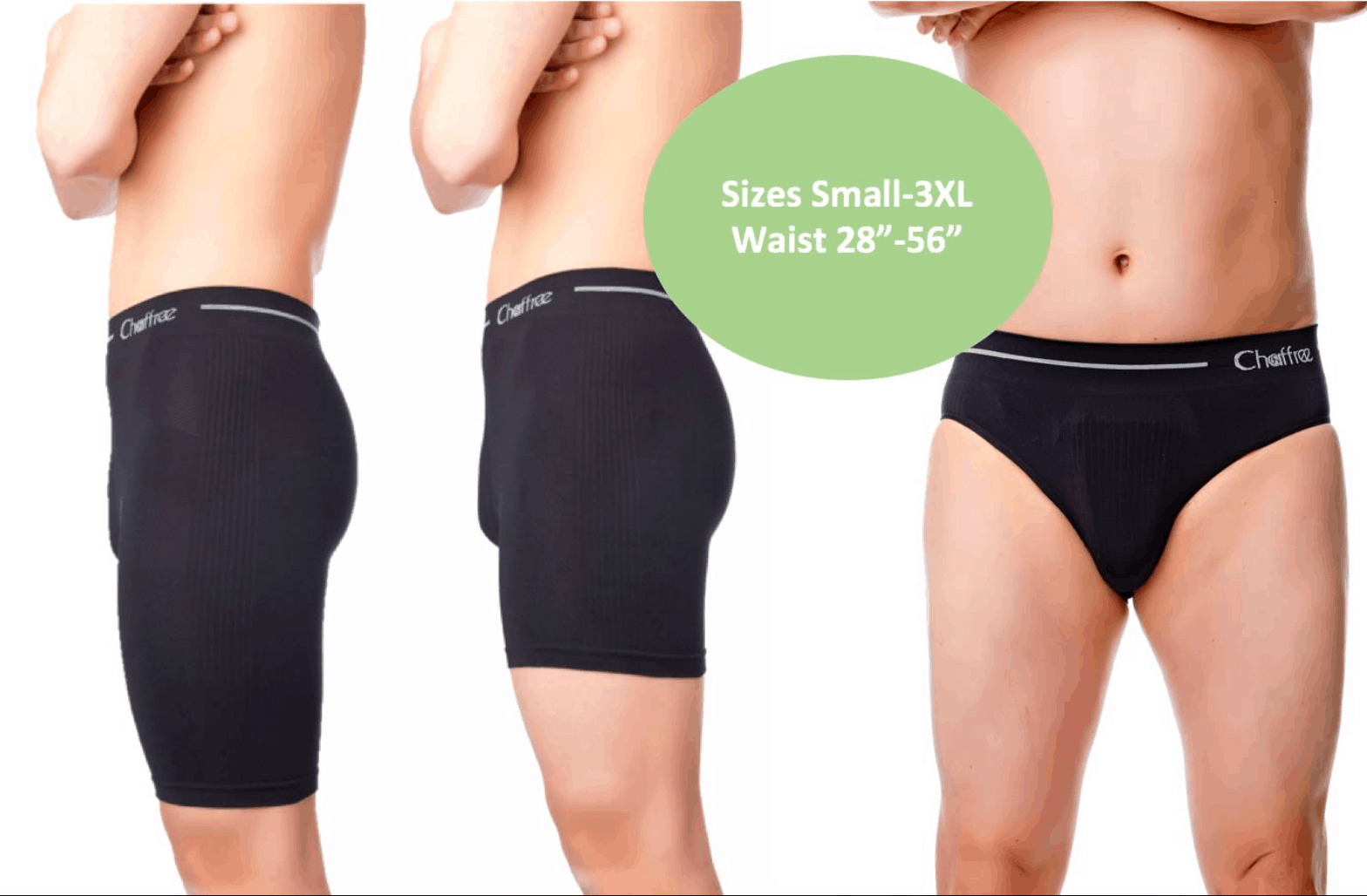 Mens Anti Chafing Underwear Pack