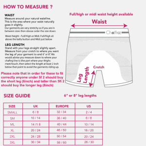 knickerboxers size chart chaffree